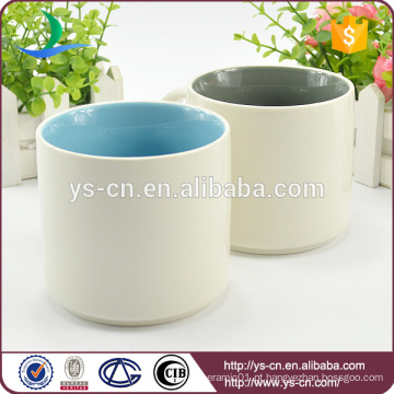 YSm0021Round forma 430ml bidimensional cerâmica caneca forma manufactory